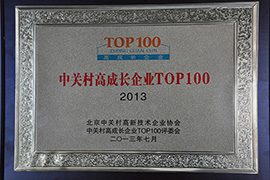 中關村高成長企業(yè)TOP100